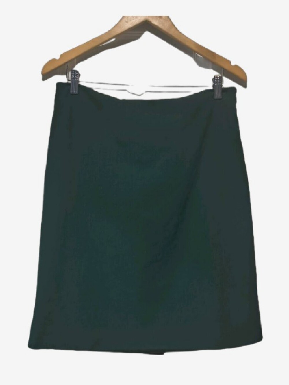 M.M.LaFleur Noho Skirt Dark Pine Green Pencil WonderTex Size 10 As-Is